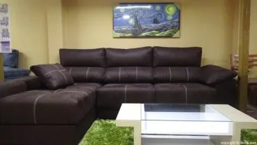 Sofa marrón Muebles Mencor