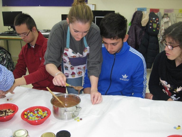 Taller de chocolate belga en el Raquel Payà