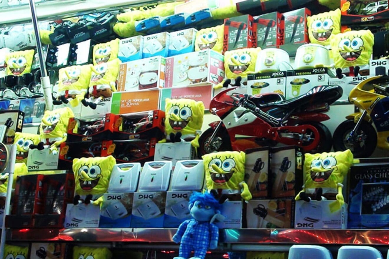 Tómbola en la feria de Todos los santos de Dénia