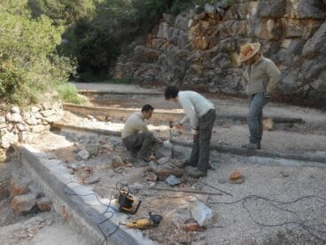 trabajos en el cami de la colonia