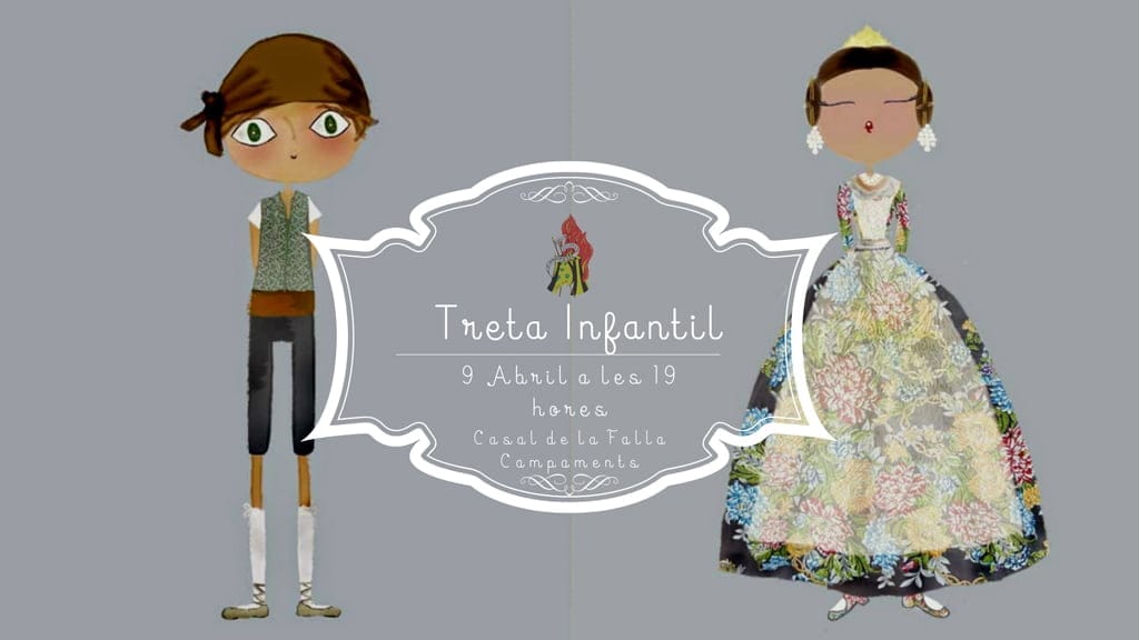 Campaments se prepara para la 'treta' de sus cargos infantiles este fin de semana 1 Treta infantil en la falla Campaments