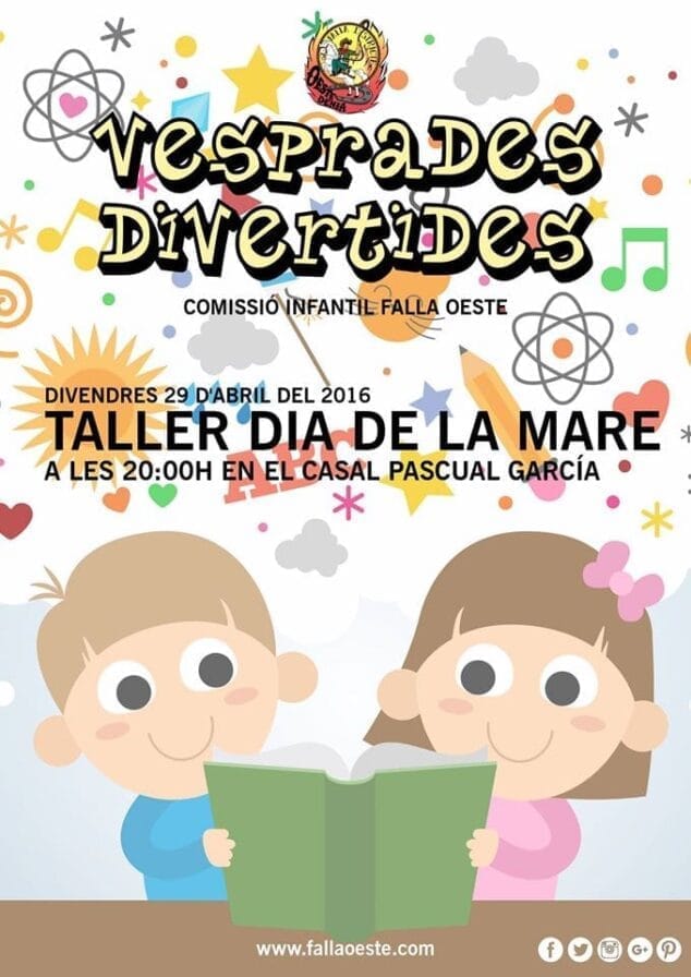 vesprades divertides falla oeste 2017 taller dia de la mare