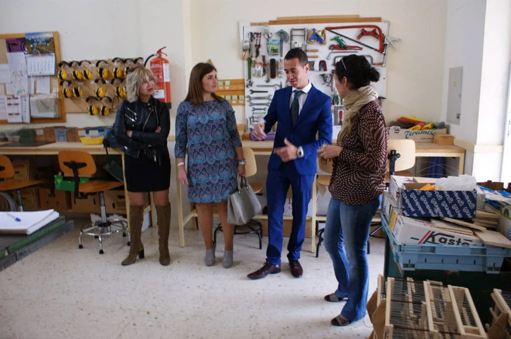 Visita a la lavandería industrial de APROSDECO