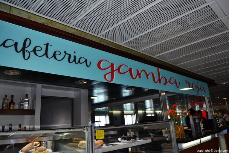 Presentation ferry Dénia Ciutat Creativa - Cafeteria Gamba Roja