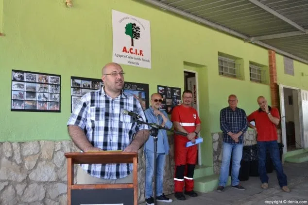 ACIF estrena instalaciones en la celebración de su vigésimo aniversario 14 12 josep crespo concejal de medio ambiente y cambio climatico de denia