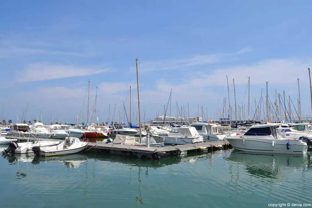 Puerto de Dénia - Barcos amarrados