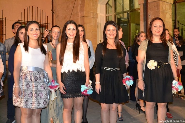 Corte de honor de la fallera mayor de Dénia 2017