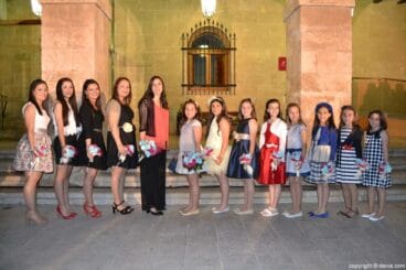 Falleras Mayores de Dénia y Cortes de Honor 2017