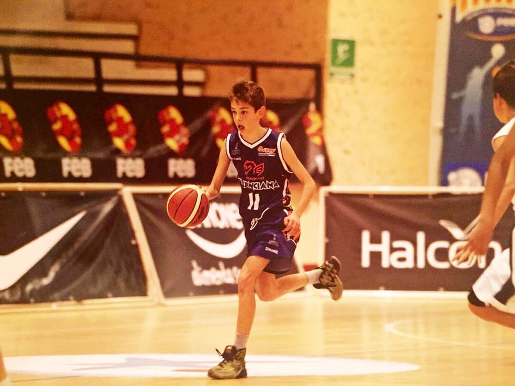 Alejandro Arcones con la Selección Valenciana