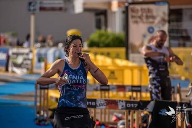 ana gomis durante la carrera