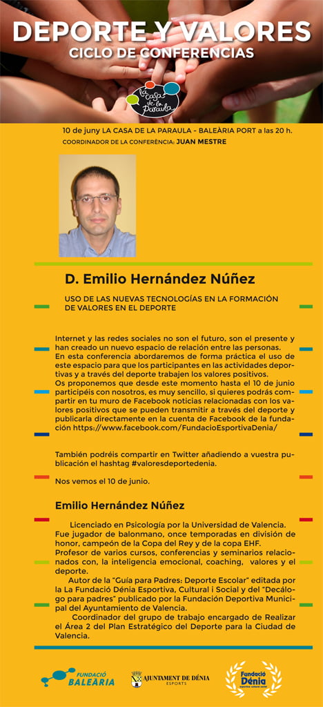 Conferencia de Emilio Hernández