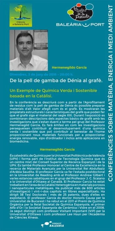 Conferencia de Hermenegildo García en Dénia