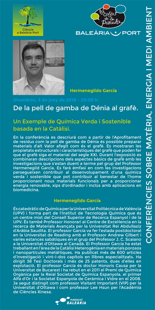 Conferencia de Hermenegildo García en Dénia