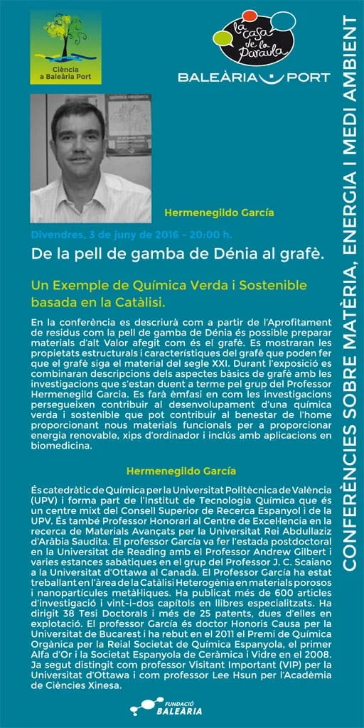 Conferencia de Hermenegildo García en Dénia