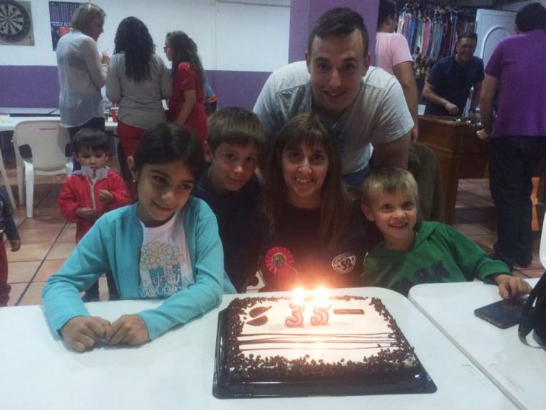 Birthday of the mother of the children's president of Campaments