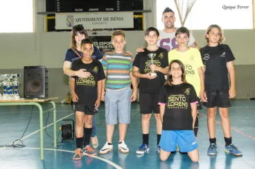 Equipo Colegio Cervantes tercer alevín