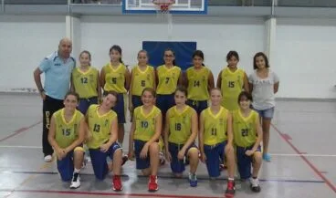equipo denia basquet alevin femenino