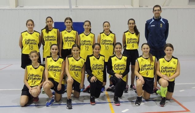 equipo denia basquet infantil femenino