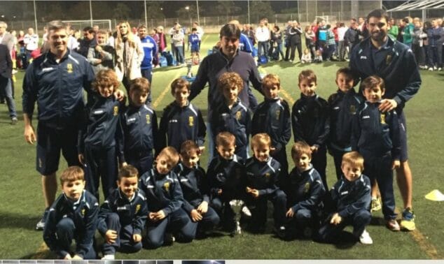 equipo prebenjamin del fb denia