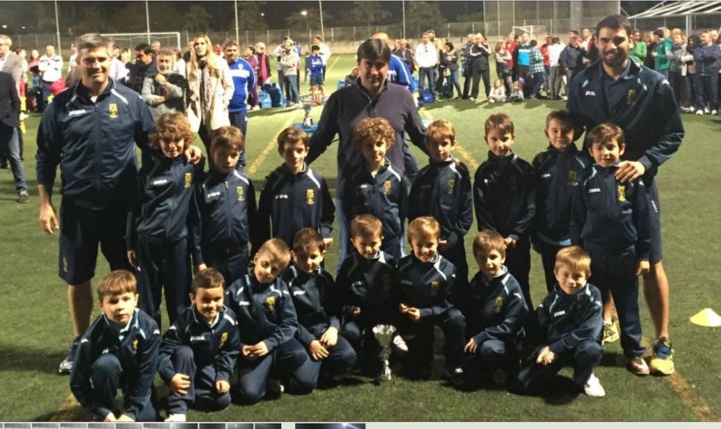 Equipo Prebenjamin del FB Dénia