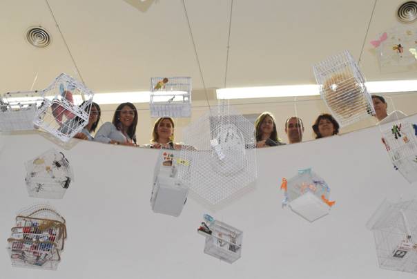 Exposición contra el tabaco en el CSI II de Dénia