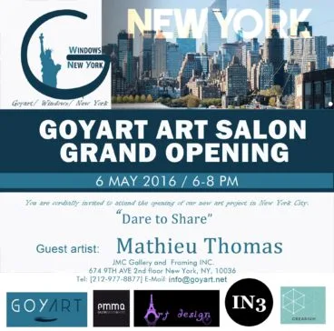 Exposición de Mathieu Thomas en Nueva York