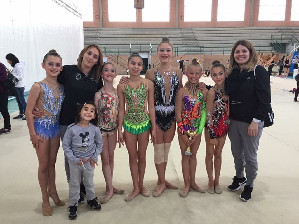 Gimnastas dianenses y calpinas