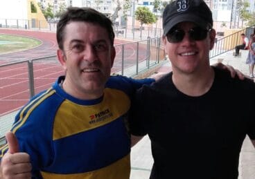 Matt Damon y Nicolas Viaud