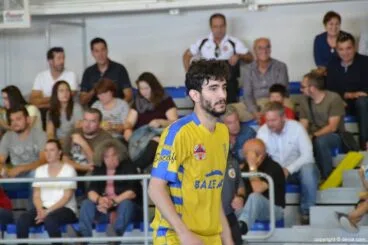 Pablo Tarín durante el partido