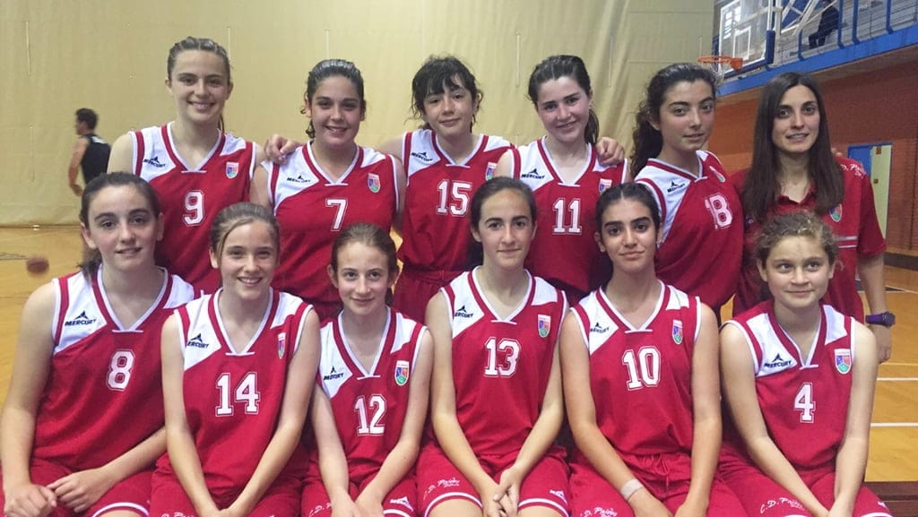 Las infantiles del Paidos Rojo jugarán la semifinal de la liga de 1ª Zonal ante el CB Joventut Xàbia 1 Paidos Infantil Femenino