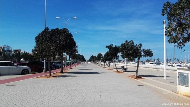 paseo del puerto de denia