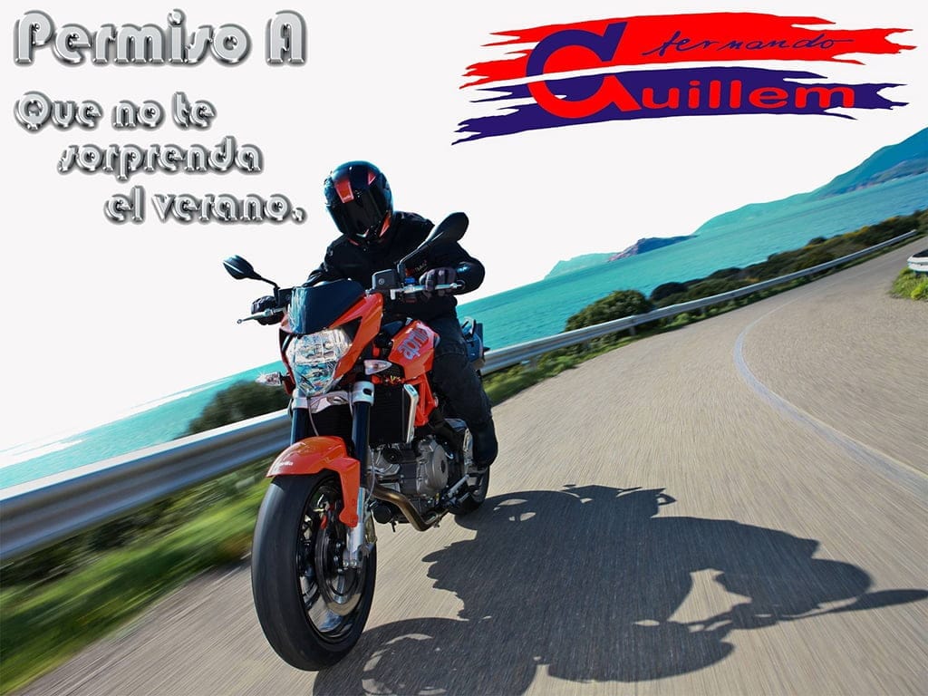 Permiso A, Autoescuela Guillem