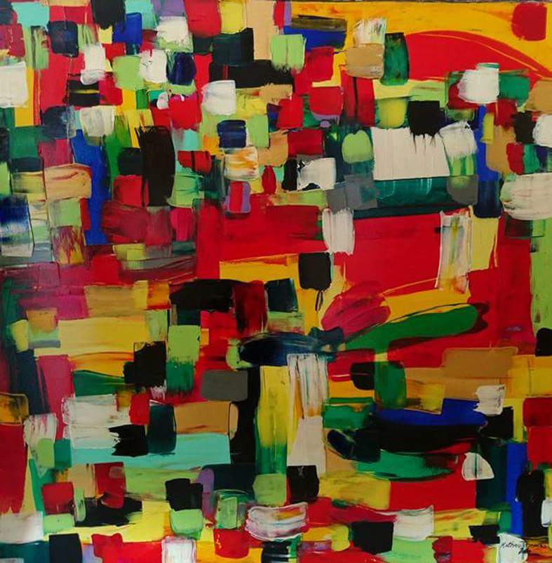 Mathieu Thomas, francés afincado en Dénia, expone sus cuadros en Nueva York 1 Pintura de Mathieu Thomas