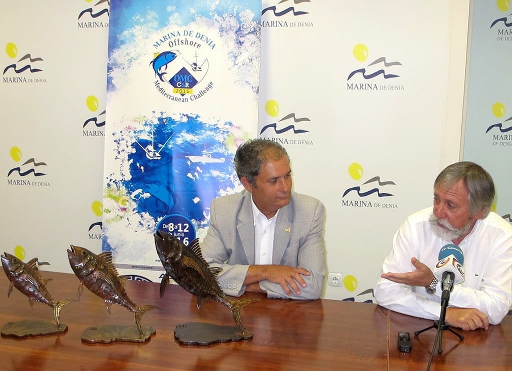 Presentación de los trofeos del concurso de atún