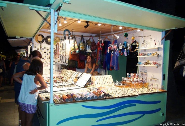 Puesto de los hippies en Dénia