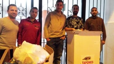 recogida de tapones paris pedrera