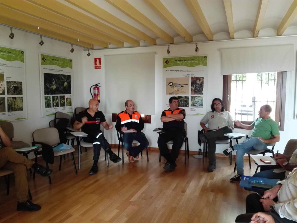 El 31 de mayo comienza el dispositivo de prevención y vigilancia del parque natural del Montgó 1 Reunión sobre la vigilancia del parque natural del Montgó
