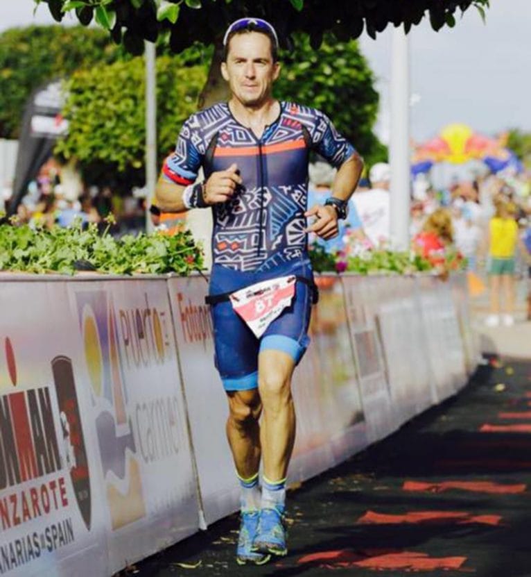 Sergio Alberola durante la carrera a píe