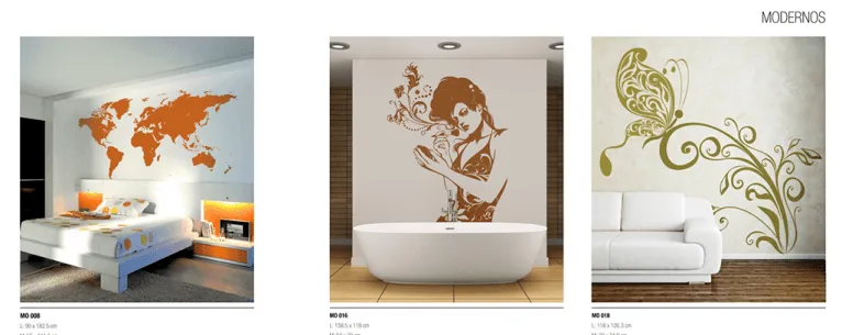 Vinilos moderno fdc Pinturas Bumar