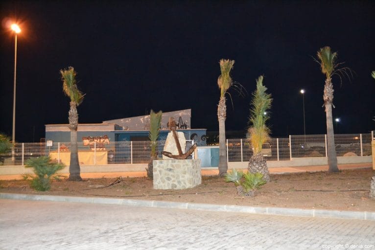 Zona ajardinada en la que se ubicará Portal del Mar