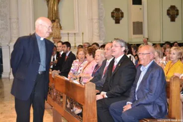 Clausura del proceso diocesano de beatificación del Pare Pere – Saludo al alcalde