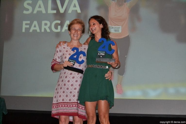 Cena de entrega de trofeos Volta a Peu 2016 - Trofeos al esfuerzo deportivo