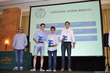 Cena de entrega de trofeos Volta a Peu 2016 – Clasificiación Juvenil Masculino