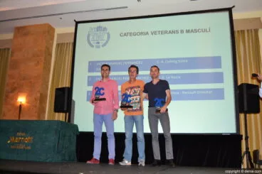 Cena de entrega de trofeos Volta a Peu 2016 – Clasificiación Veteranos B Masculino
