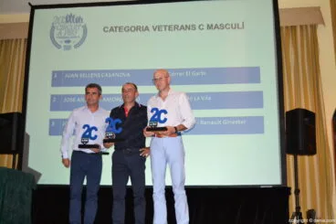 Cena de entrega de trofeos Volta a Peu 2016 – Clasificiación Veteranos C Masculino