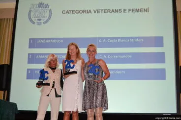 Cena de entrega de trofeos Volta a Peu 2016 – Clasificiación Veteranos E Femenino