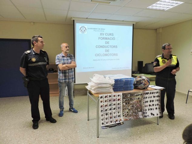 acto de inauguracion del curso de conductores de ciclomotor