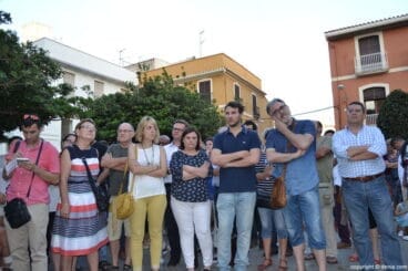 Autoridades presentes en la concentración