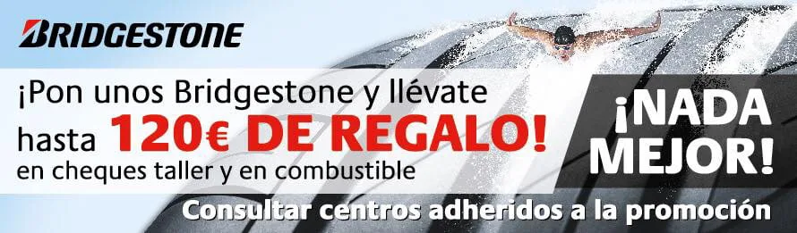 Compra ya tus neumáticos Brigestone y llévate hasta 120€ de Regalo en First Stop 1 Bridgestone-regalo-First-Stop-Dénia