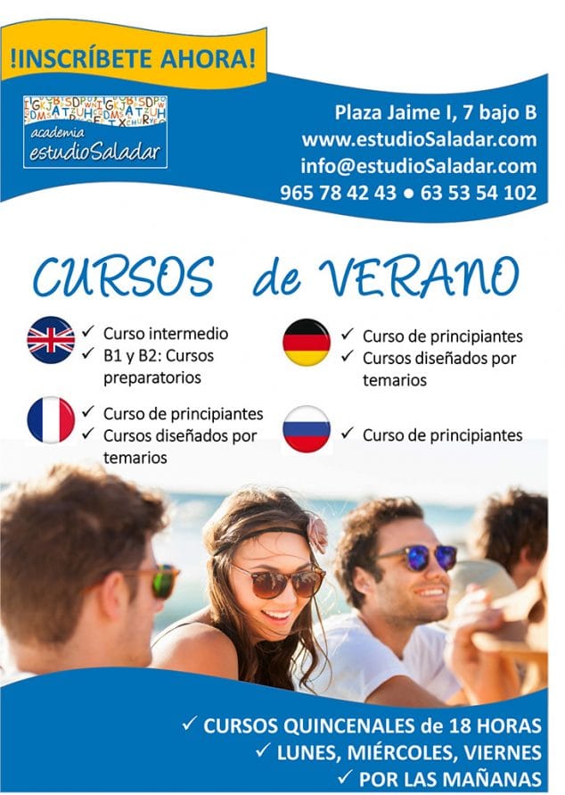 curso verano academia estudio saladar